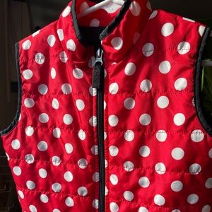 Girls polka dot vest